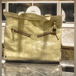 Dooney & Bourke Croco‑Embossed Leather Tote